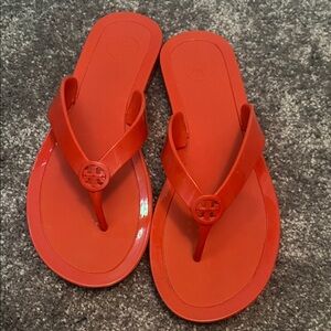 Red Flip Flop Sandals
